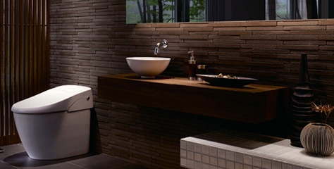 日式精细化家居之一： 卫生间、洗面台、浴室和家务间设计