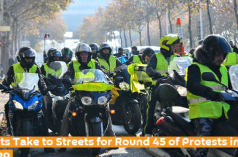 又有30名“黄背心”示威者被捕 法国巴黎出动7500名警察