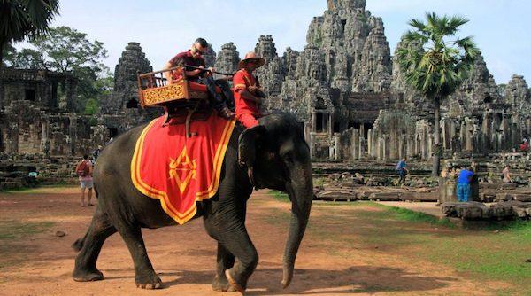 2020年起，柬埔寨吴哥窟禁止骑大象